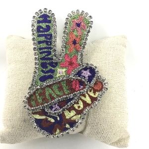 BOHO CHIC COUTURE CRYSTAL & BEADED ACCESSOR